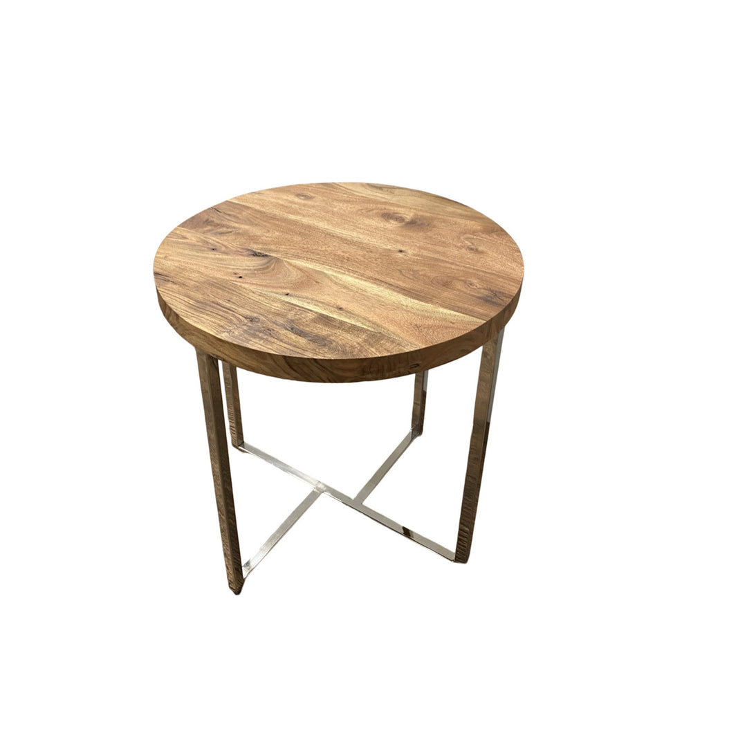 Modern Rustic Side Or End Table Image 7