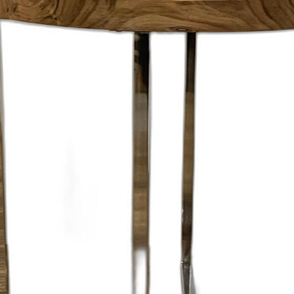 Modern Rustic Side Or End Table Image 9