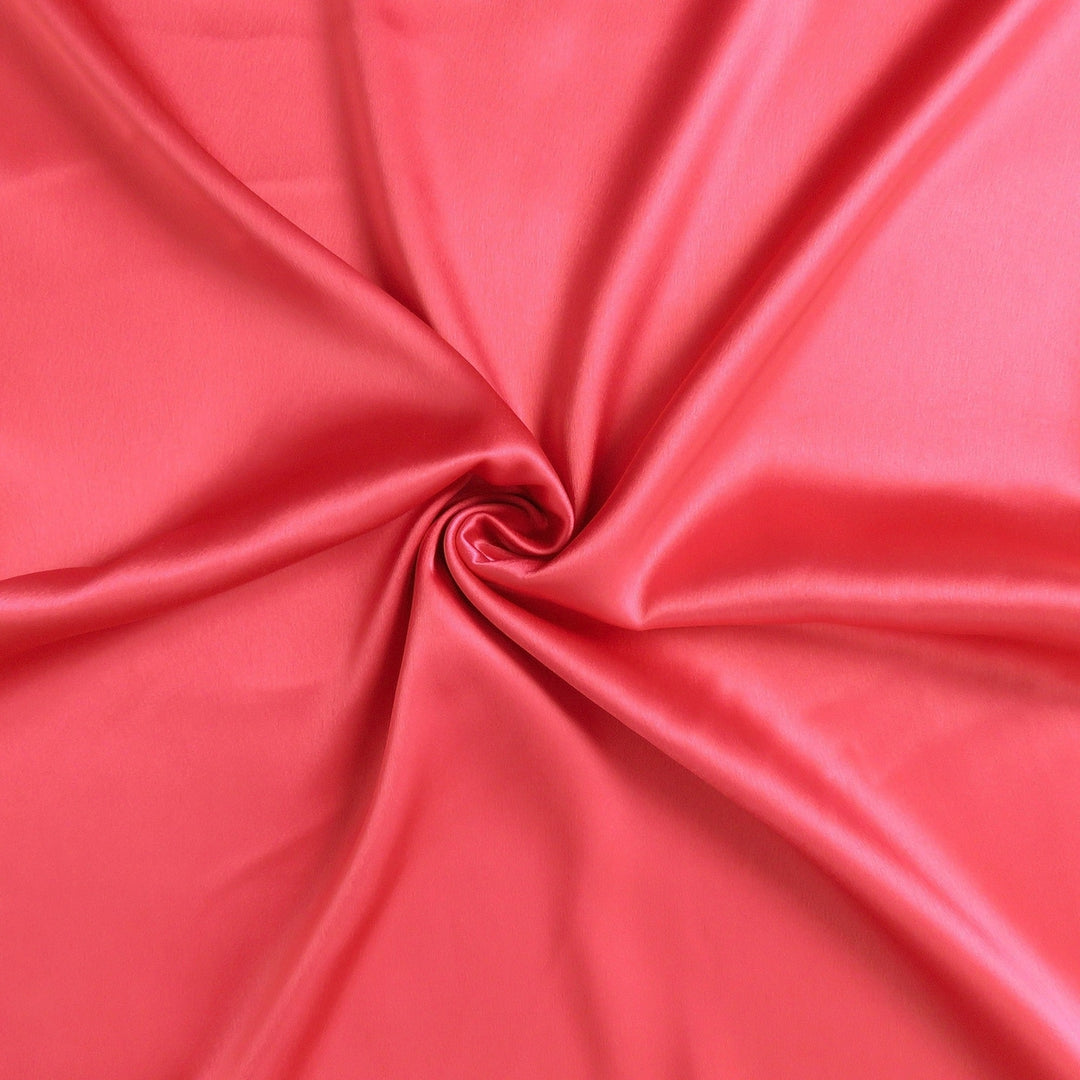 Poppy Red Dreamy Set Of 2 Silky Satin Standard Pillowcases Image 6