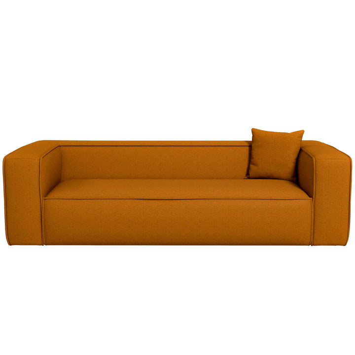 Marshall Modern Dark Yellow Boucle Sofa Image 1