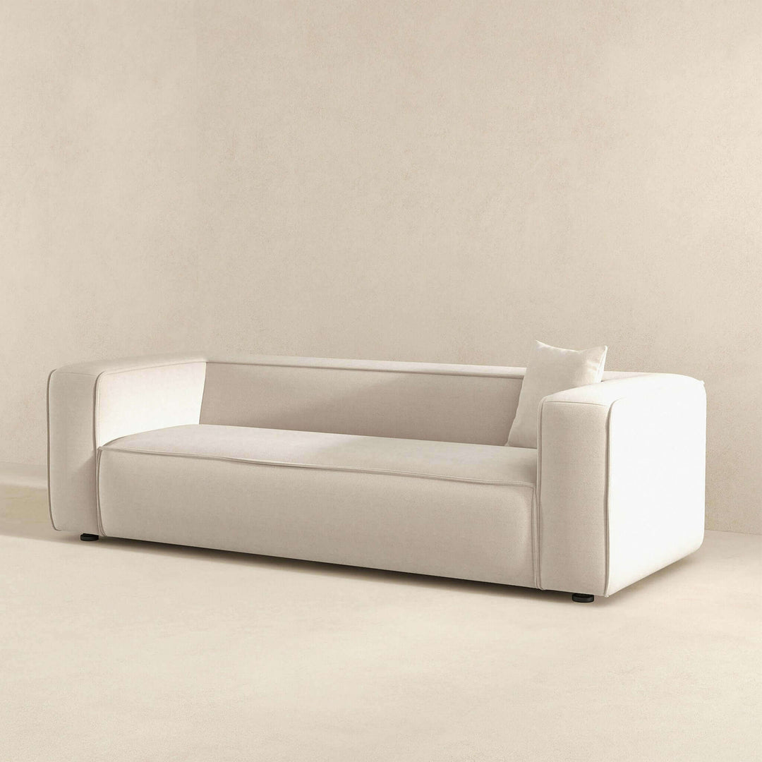 Marshall Modern Cream Boucle Sofa Image 3