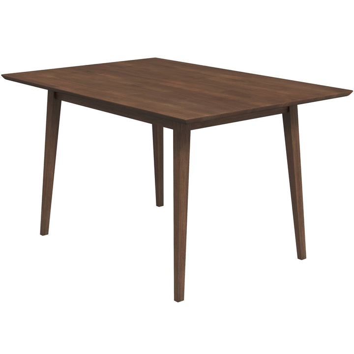 Mary Modern Style Solid Wood Rectangular Dining Kitchen Table 47" Image 1