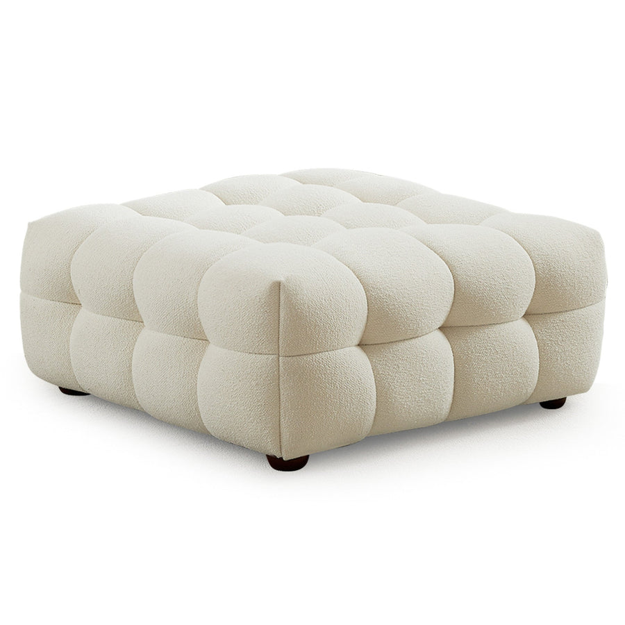 Morrison Ottoman (Cream Boucle) Image 1