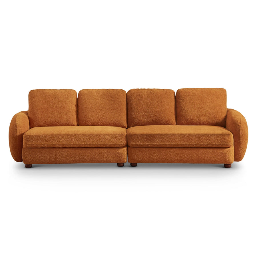 Paton 114.5 Boucle Fabric Sofa Image 1