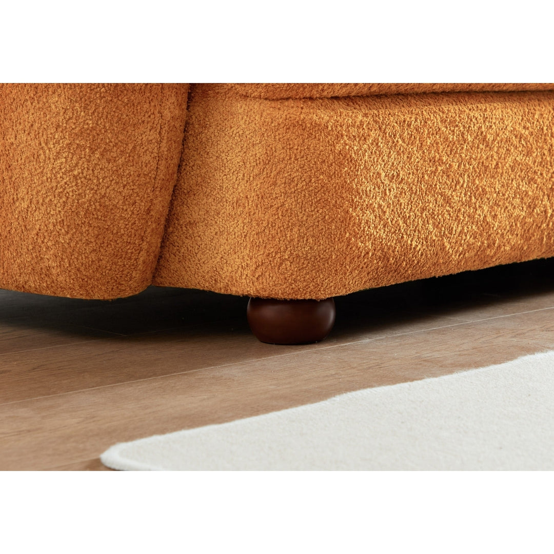 Paton 114.5 Boucle Fabric Sofa Image 7