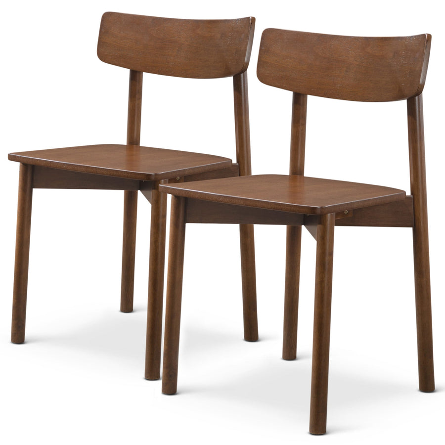 Pierre Walnut Dining Chair (Set Of 2) Image 1