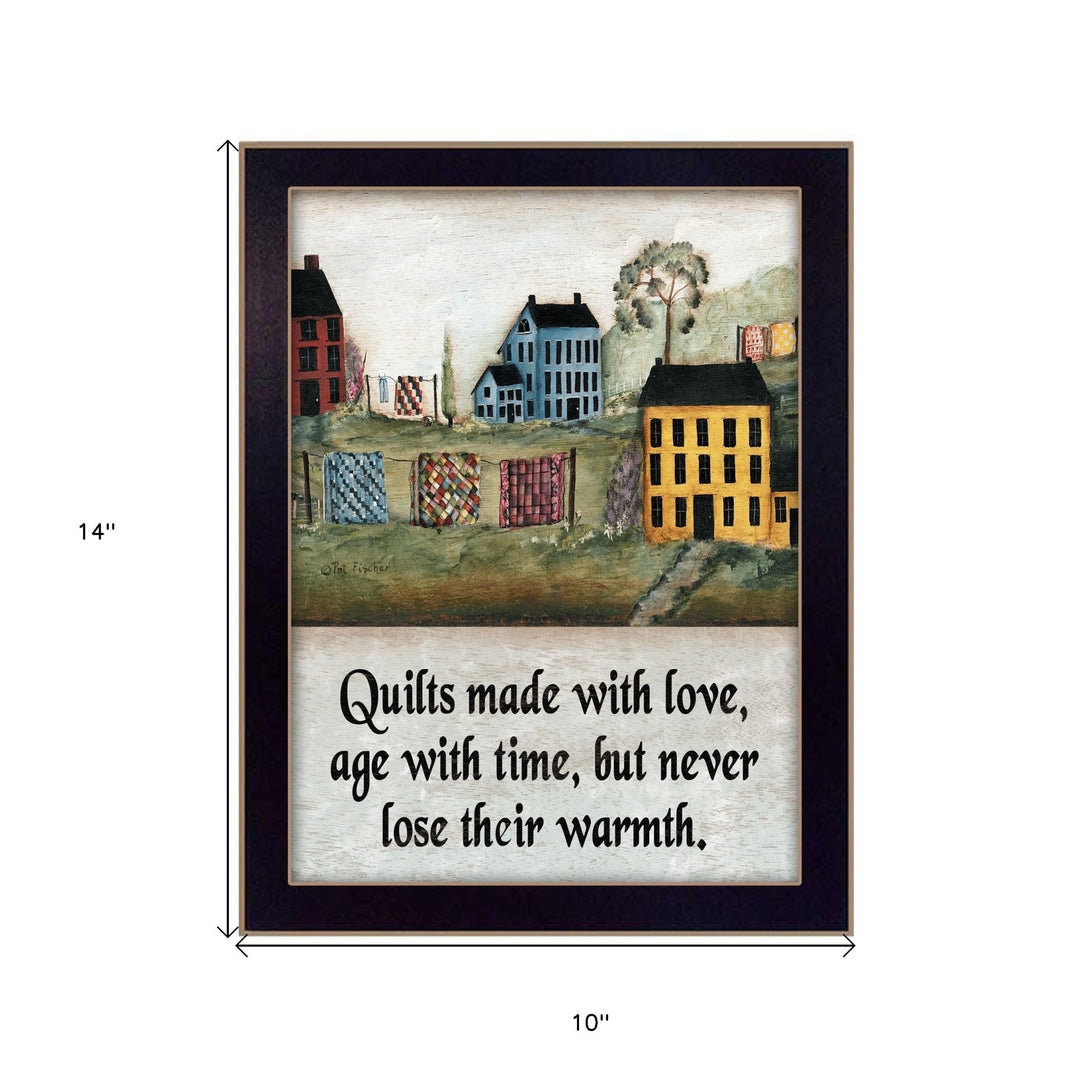 Quilts Made With Love Black Framed Print Wall Art Image 5