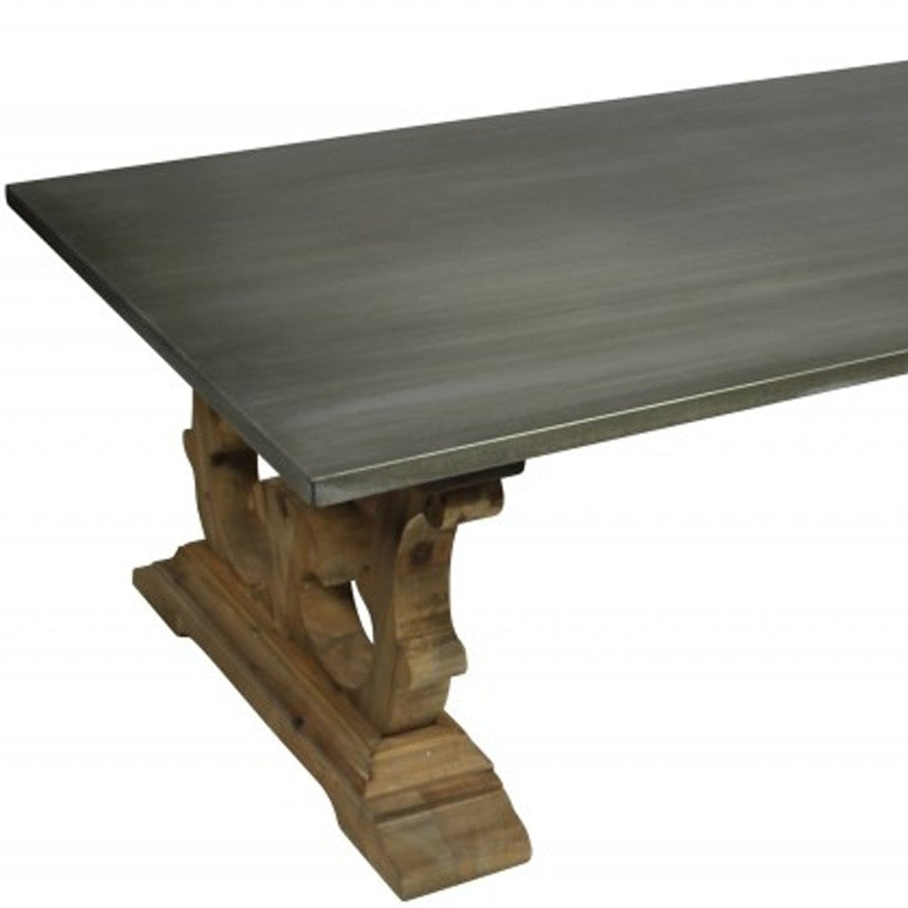 Rectangular Decorative Base Coffee Table Image 4