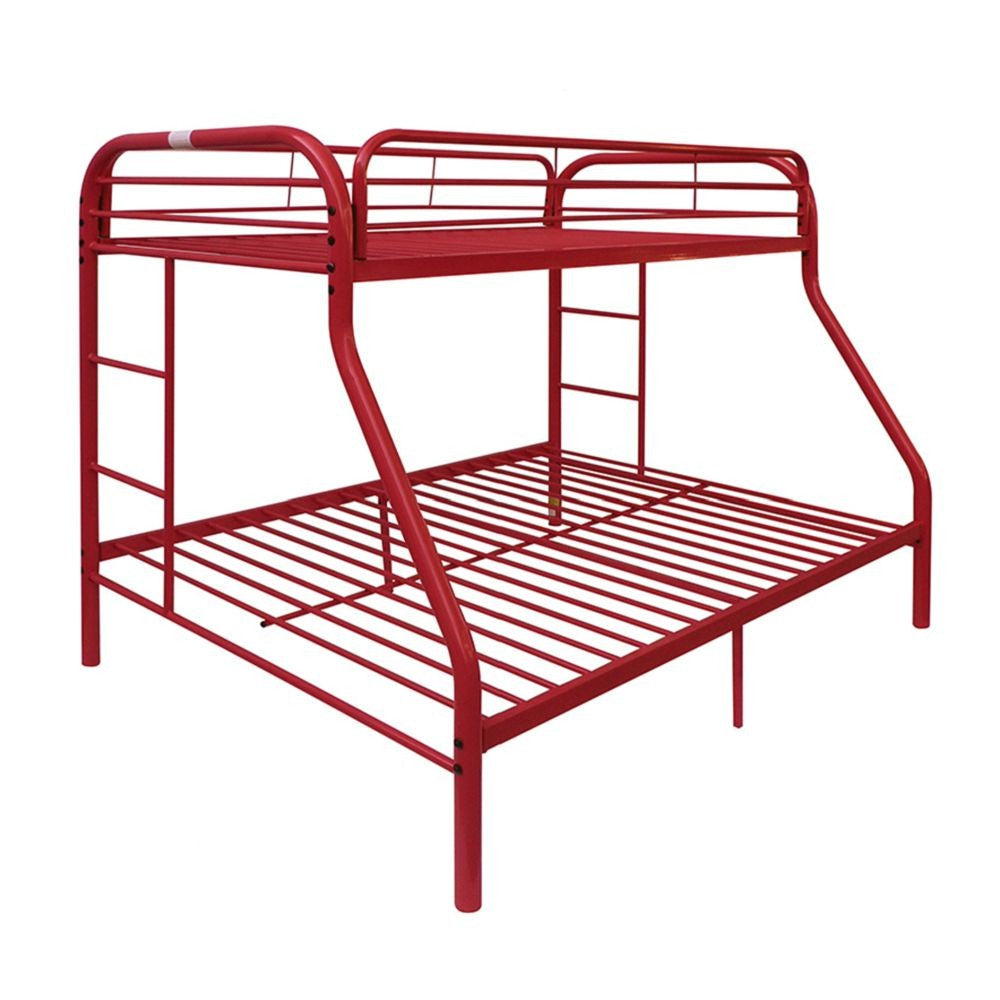 Red Twin Over Full Size Bunk Bed Image 3