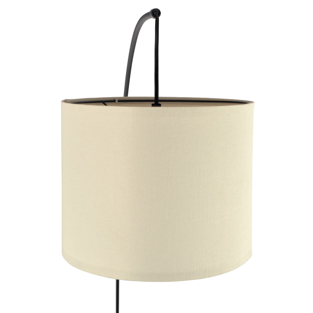 Royal 3-Arm Metal Arc Floor Lamp, Oil Rubbed Bonze with Linen Shade, 4 way Rotary Switch Image 2