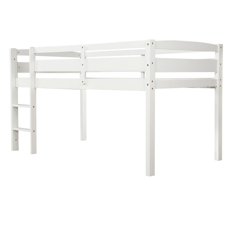 White Twin Size Lof Loft Bed Image 6