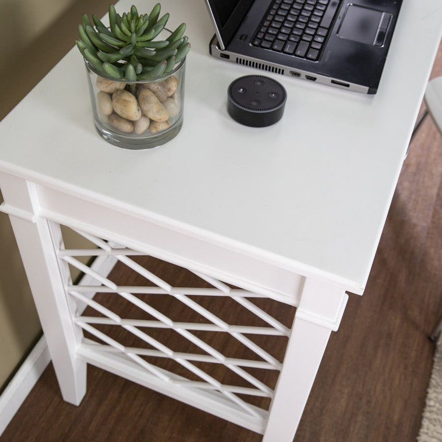 White Writing Desk Image 1