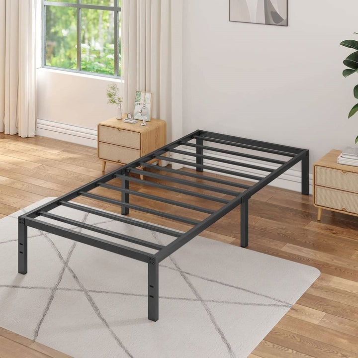 Twin XL 16-inch Heavy Duty Metal Bed Frame with 3,000 lbs Weight Capacity Image 2