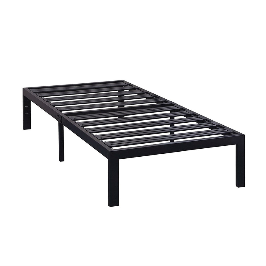 Twin XL Metal Platform Bed Frame with Heavy Duty Steel Slats Image 1