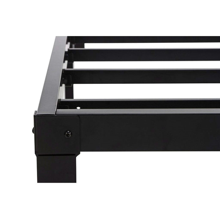 Twin XL Study Black Metal Platform Bed Frame - No Box-Springs Needed Image 4