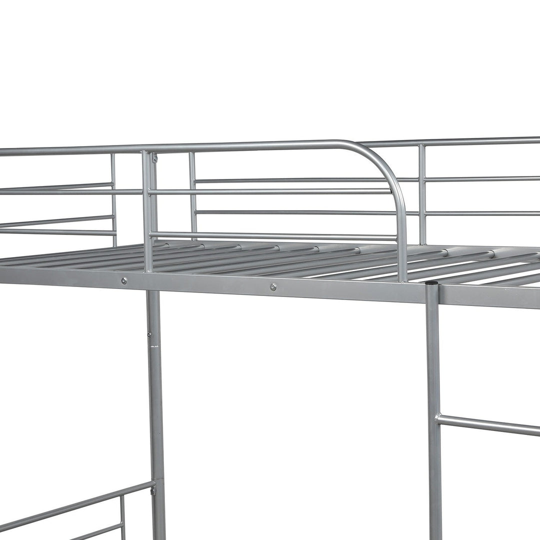 Silver Twin Over Twin Separable Bunk Bed Image 5