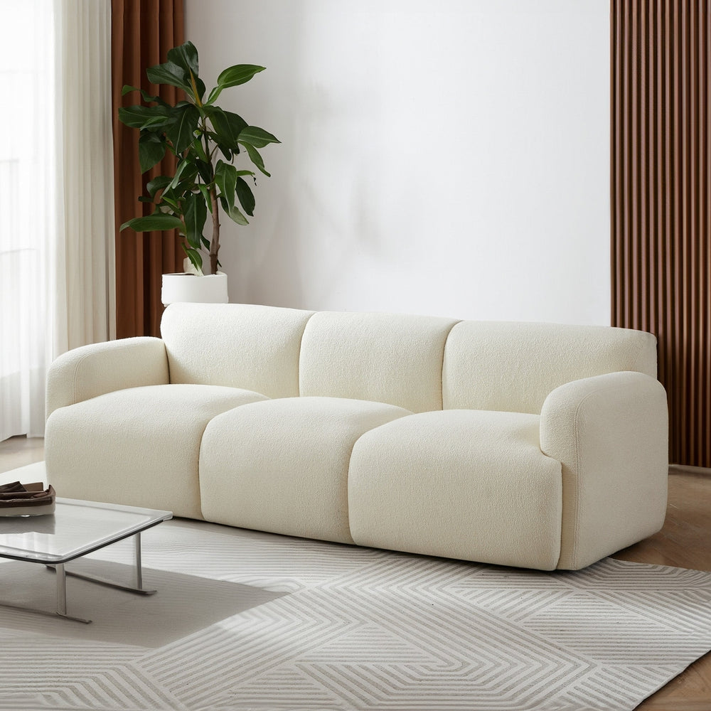 Simone Sofa (Cream Boucle) Image 2