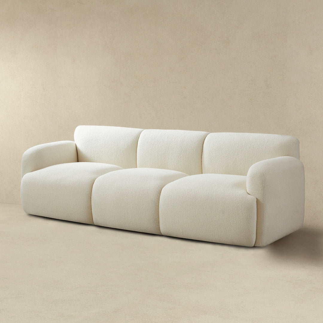 Simone Sofa (Cream Boucle) Image 5