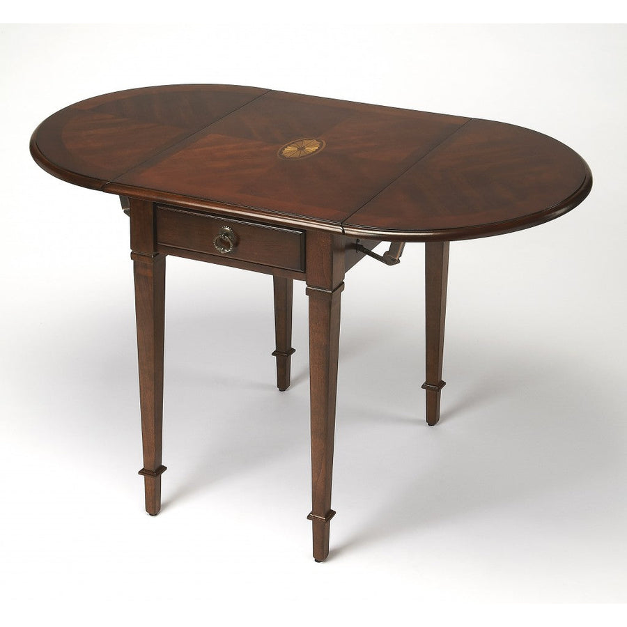Traditional Cherry Drop Leaf Table Image 1