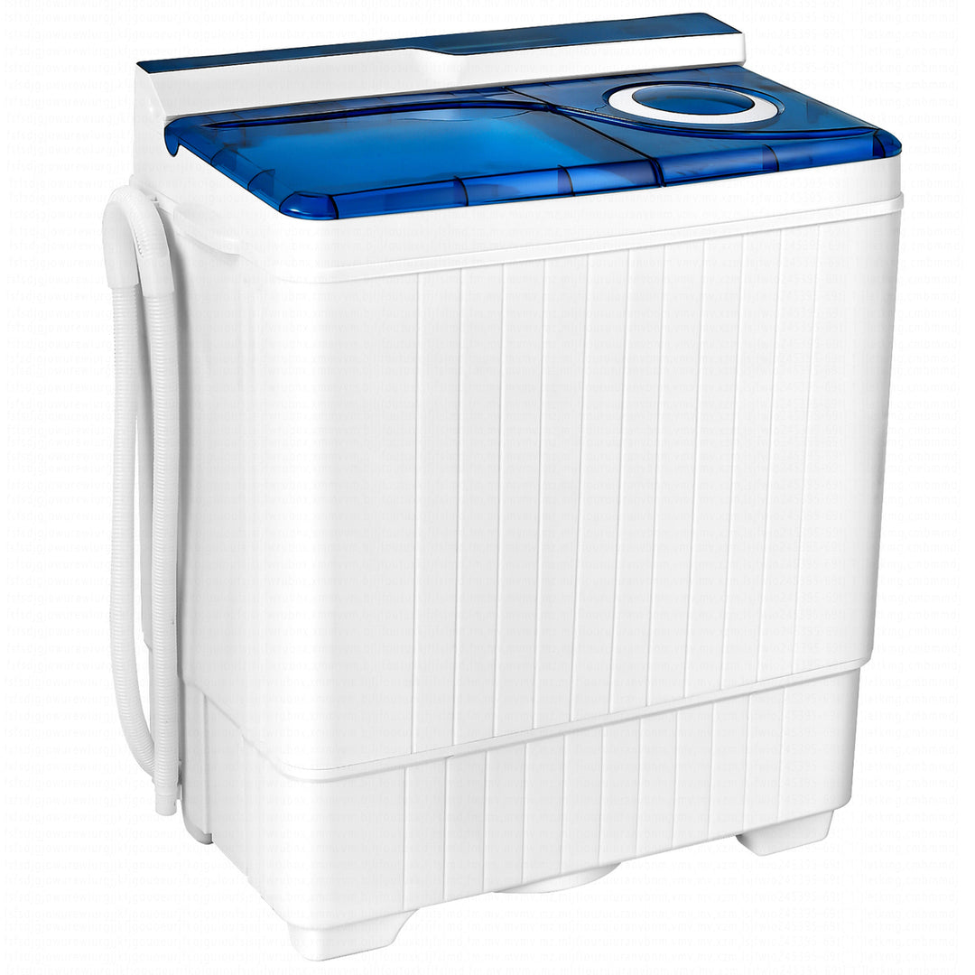 17.6lb Portable Mini Compact Twin Tub Washing Machine Washer Spin Dryer Image 1