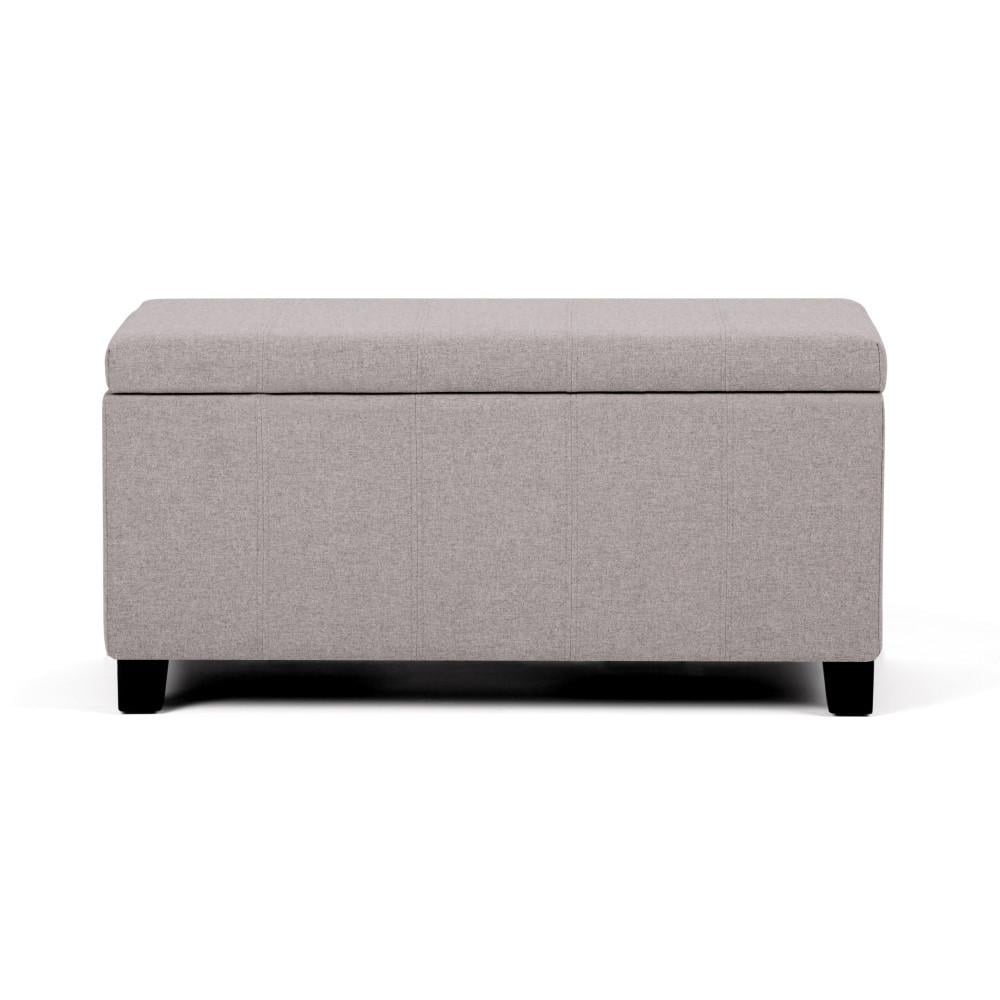 Dover Linen Storage Ottoman 36in Rectangular Lift Top Multi-Functional Furniture Image 5