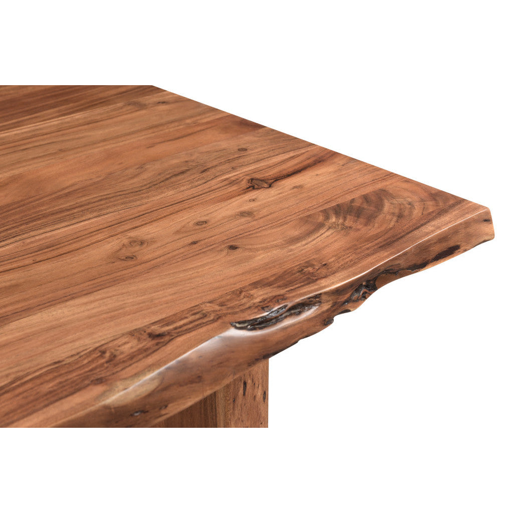 84" Brown Solid Wood Dining Image 3