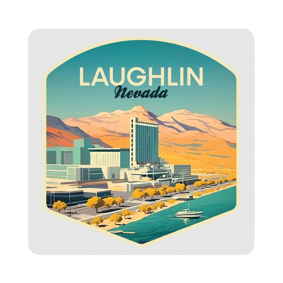 Laughlin Nevada Design A Souvenir 4x4-Inch Coaster Acrylic 4 Pack Image 1