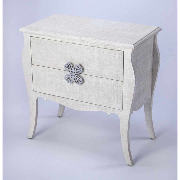 30" Off White Standard Accent Chest With Two Drawers Image 2