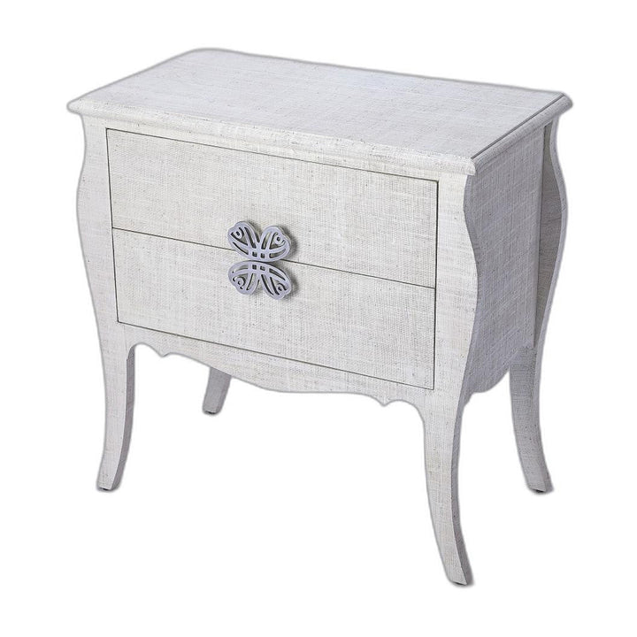 30" Off White Standard Accent Chest With Two Drawers Image 7