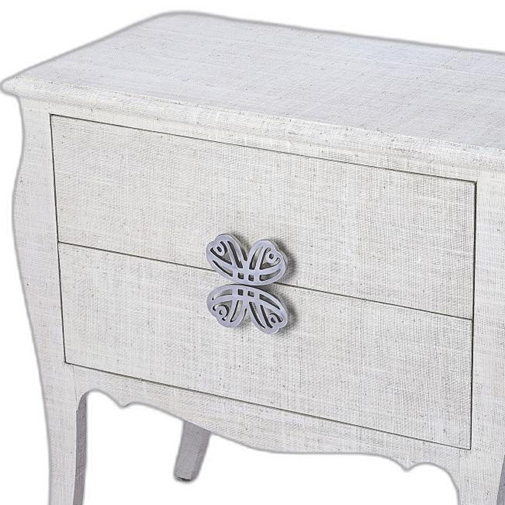 30" Off White Standard Accent Chest With Two Drawers Image 9