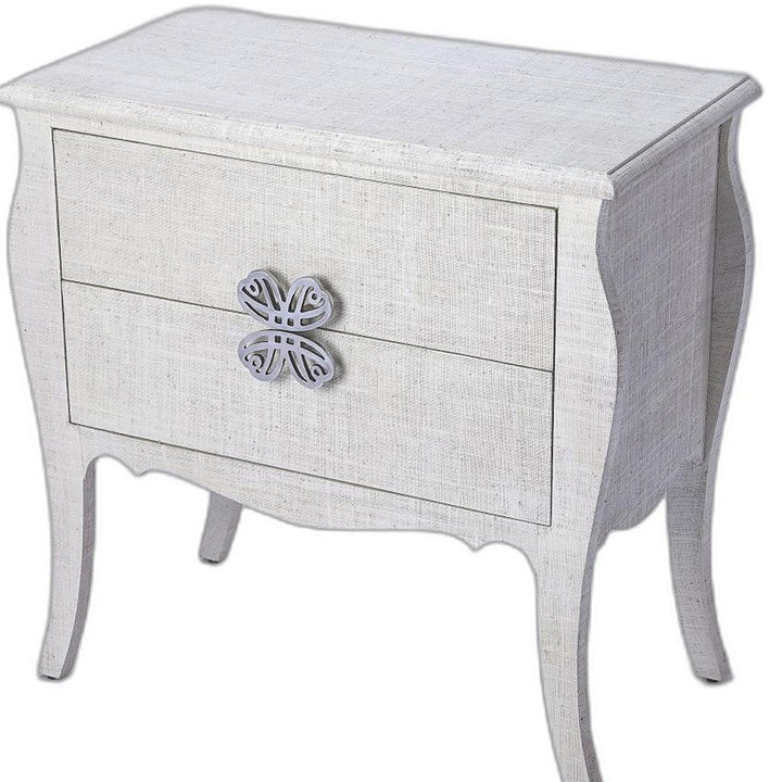 30" Off White Standard Accent Chest With Two Drawers Image 10