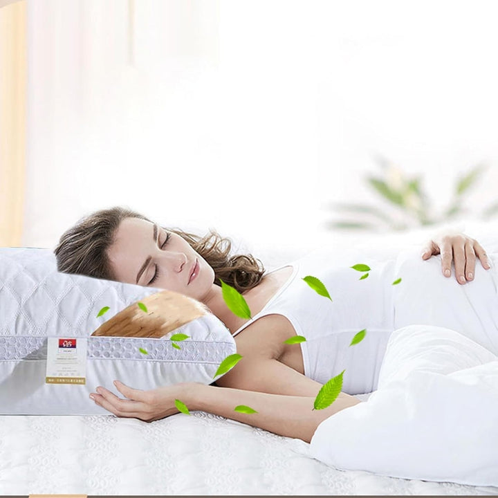 Hotel Pillows, Hotel-Grade Pillow Core, Soft and Supportive Down Bed Pillow, Cool Pillow Soft for Back Side and and Image 3