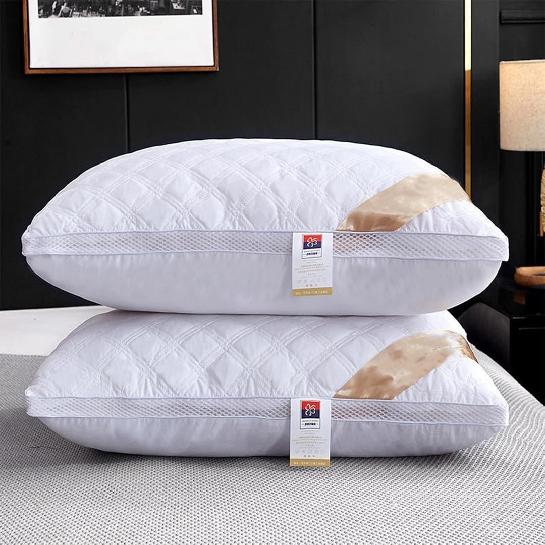 Hotel Pillows, Hotel-Grade Pillow Core, Soft and Supportive Down Bed Pillow, Cool Pillow Soft for Back Side and and Image 4