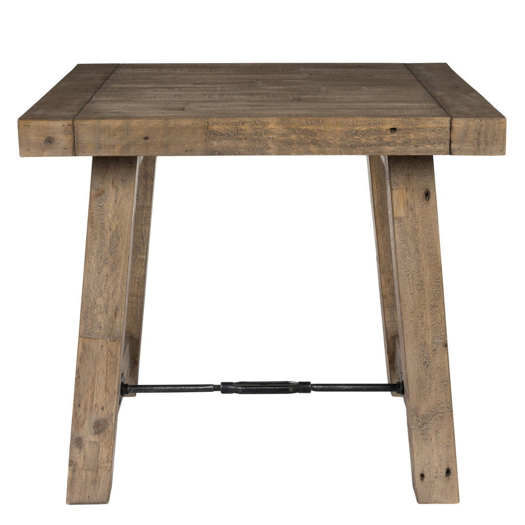 24" Wood Brown Solid Wood End Table Image 3