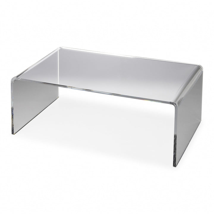 Clear Acrylic Coffee Table Image 1