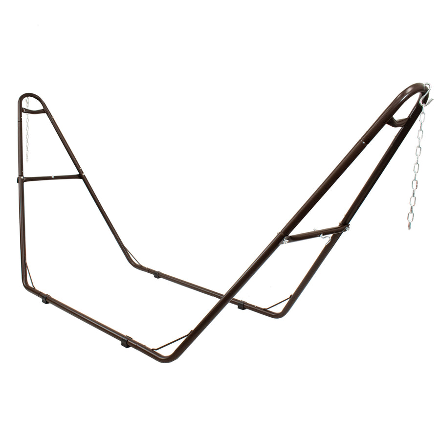 Sunnydaze Powder-Coated Steel Universal Hammock Stand - Bronze - 124 in Image 1