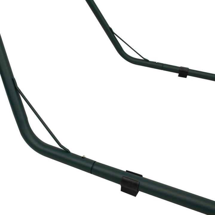 Sunnydaze Powder-Coated Steel Universal Hammock Stand - Green - 124 in Image 10