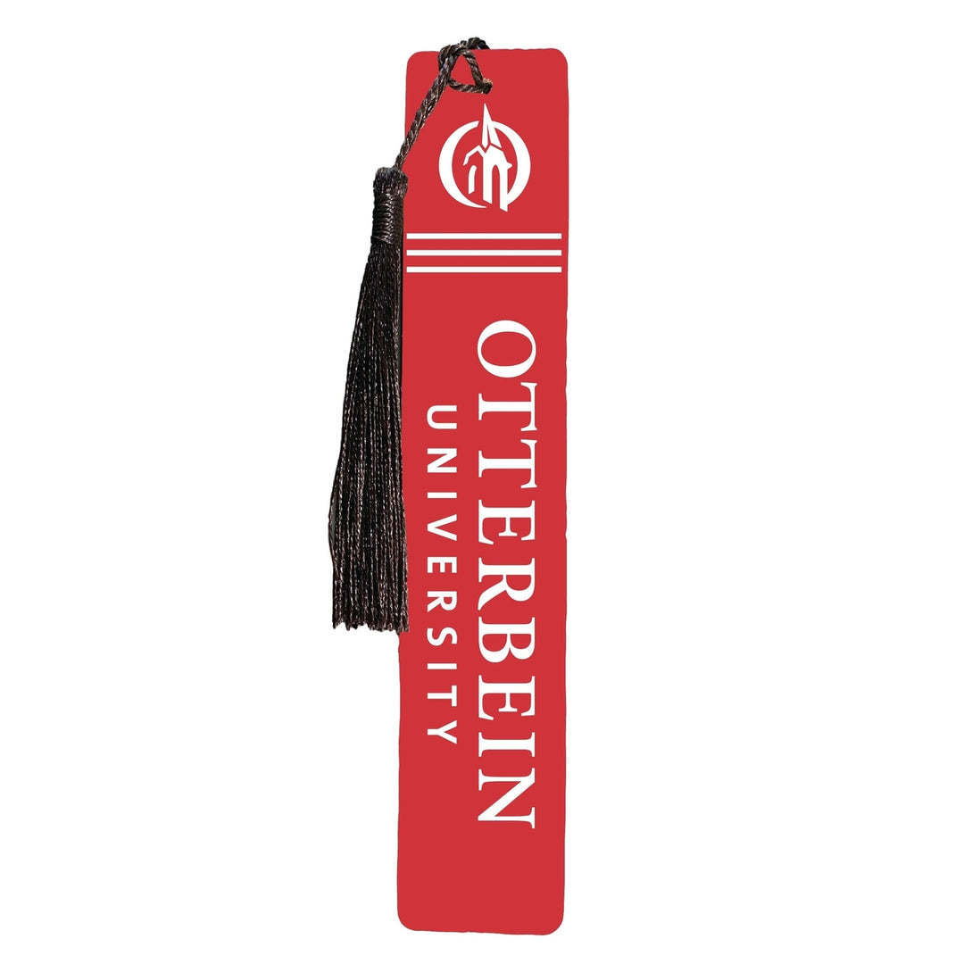 Otterbein University Wooden Bookmark with Tassel Officially Licensed Collegiate Product Image 1