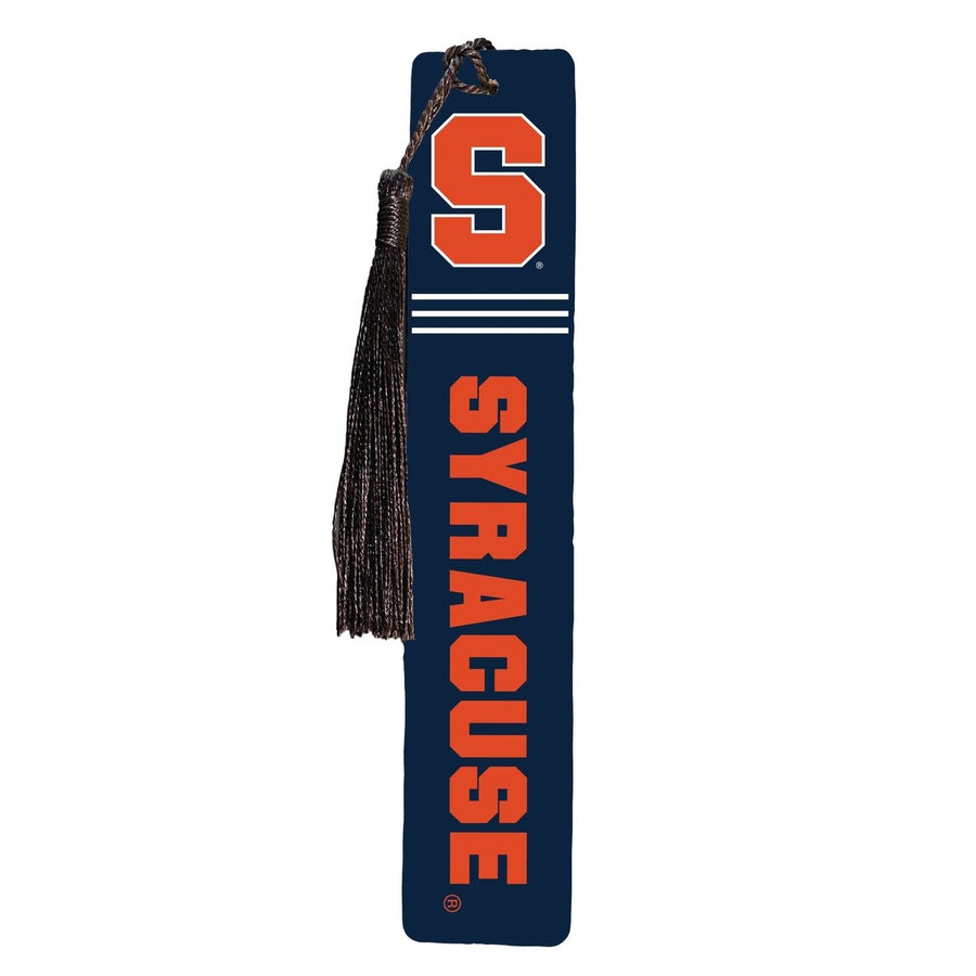 Syracuse Orange Wooden Bookmark with Tassel Officially Licensed Collegiate Product Image 1