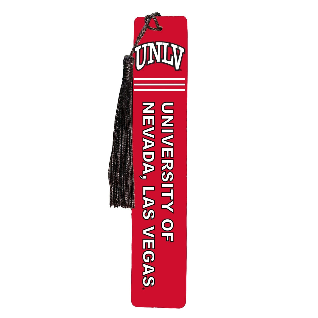 UNLV Rebels Wooden Bookmark with Tassel Officially Licensed Collegiate Product Image 1