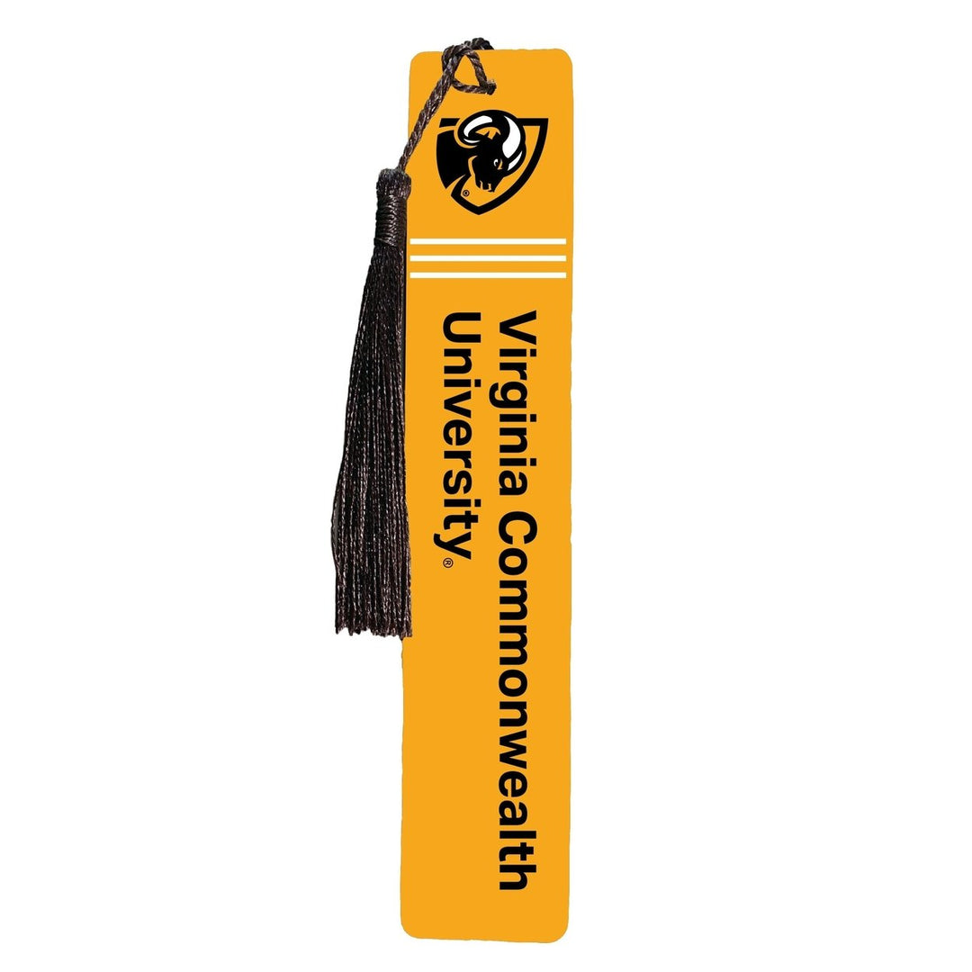 Virginia Commonwealth Wooden Bookmark with Tassel Officially Licensed Collegiate Product Image 1