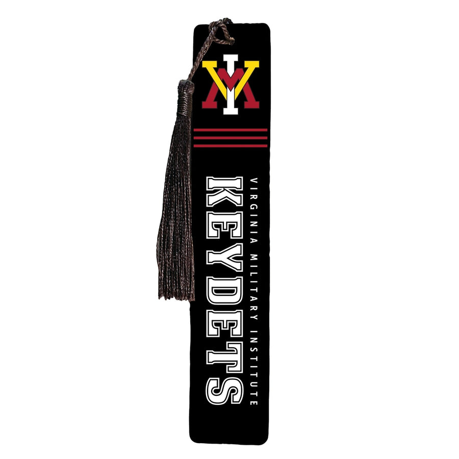 VMI Keydets Wooden Bookmark with Tassel Officially Licensed Collegiate Product Image 1