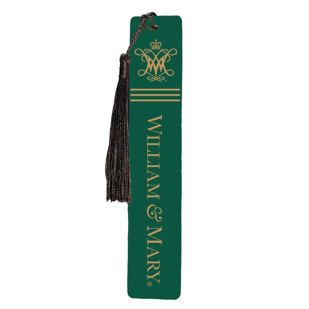 William and Mary Wooden Bookmark with Tassel Officially Licensed Collegiate Product Image 1