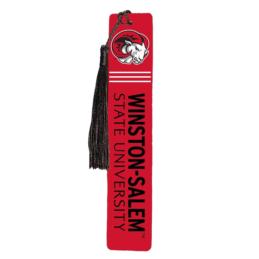 Winston-Salem State Wooden Bookmark with Tassel Officially Licensed Collegiate Product Image 1