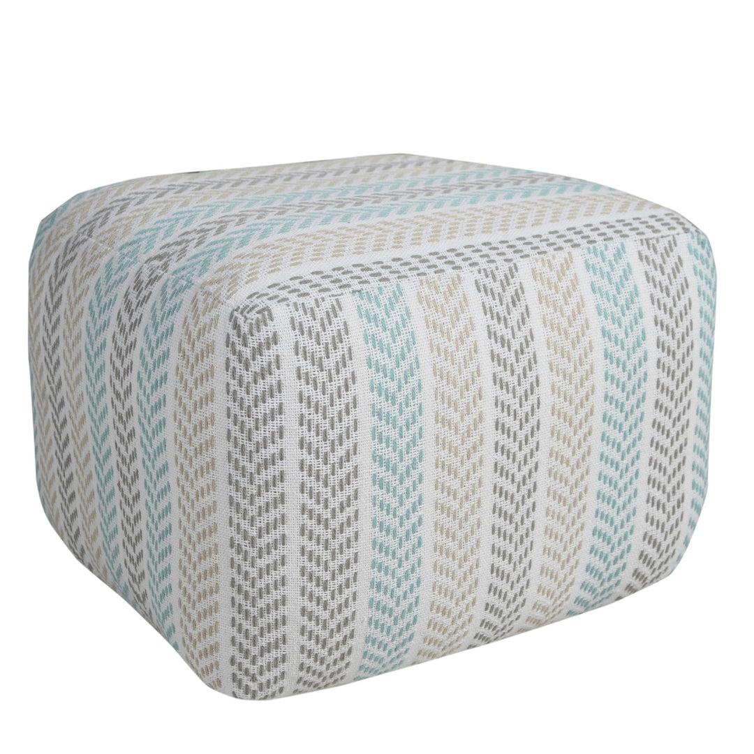 18" Cotton Ottoman Image 6