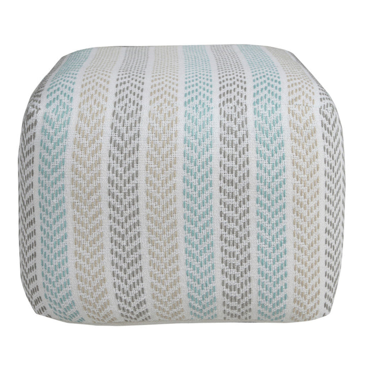 18" Cotton Ottoman Image 8