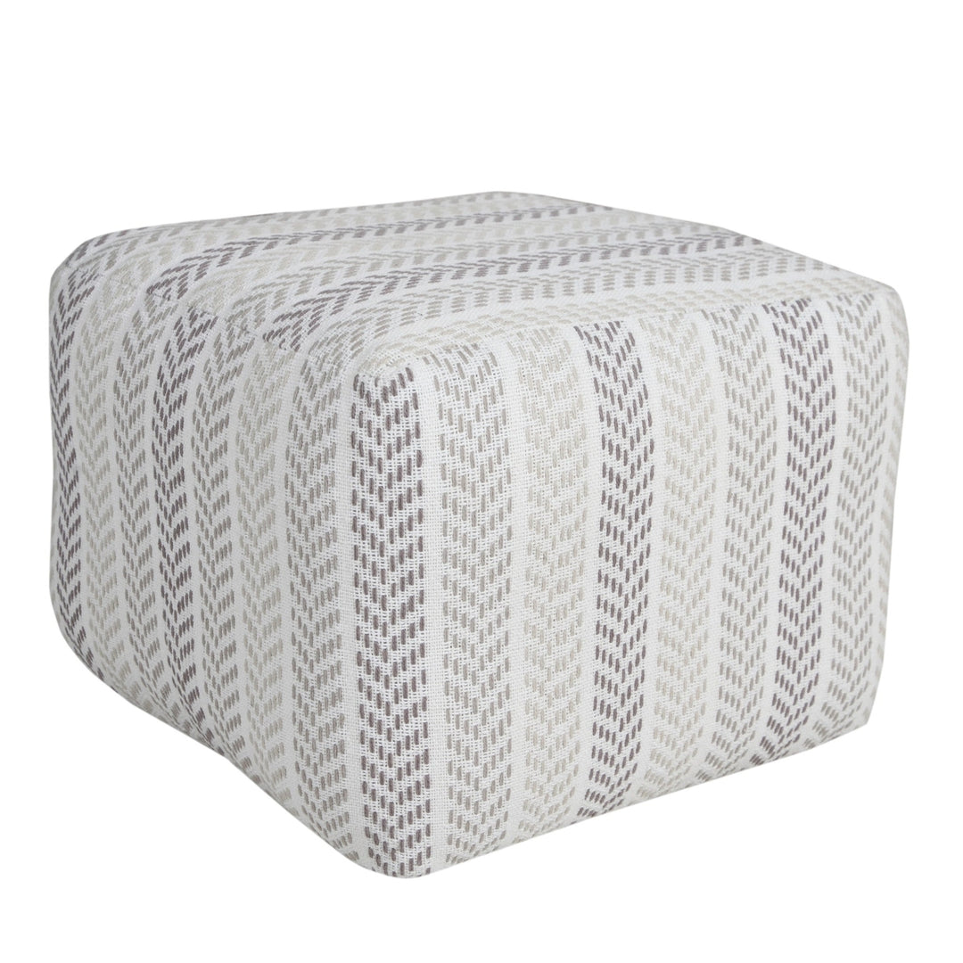 18" Cotton Ottoman Image 11