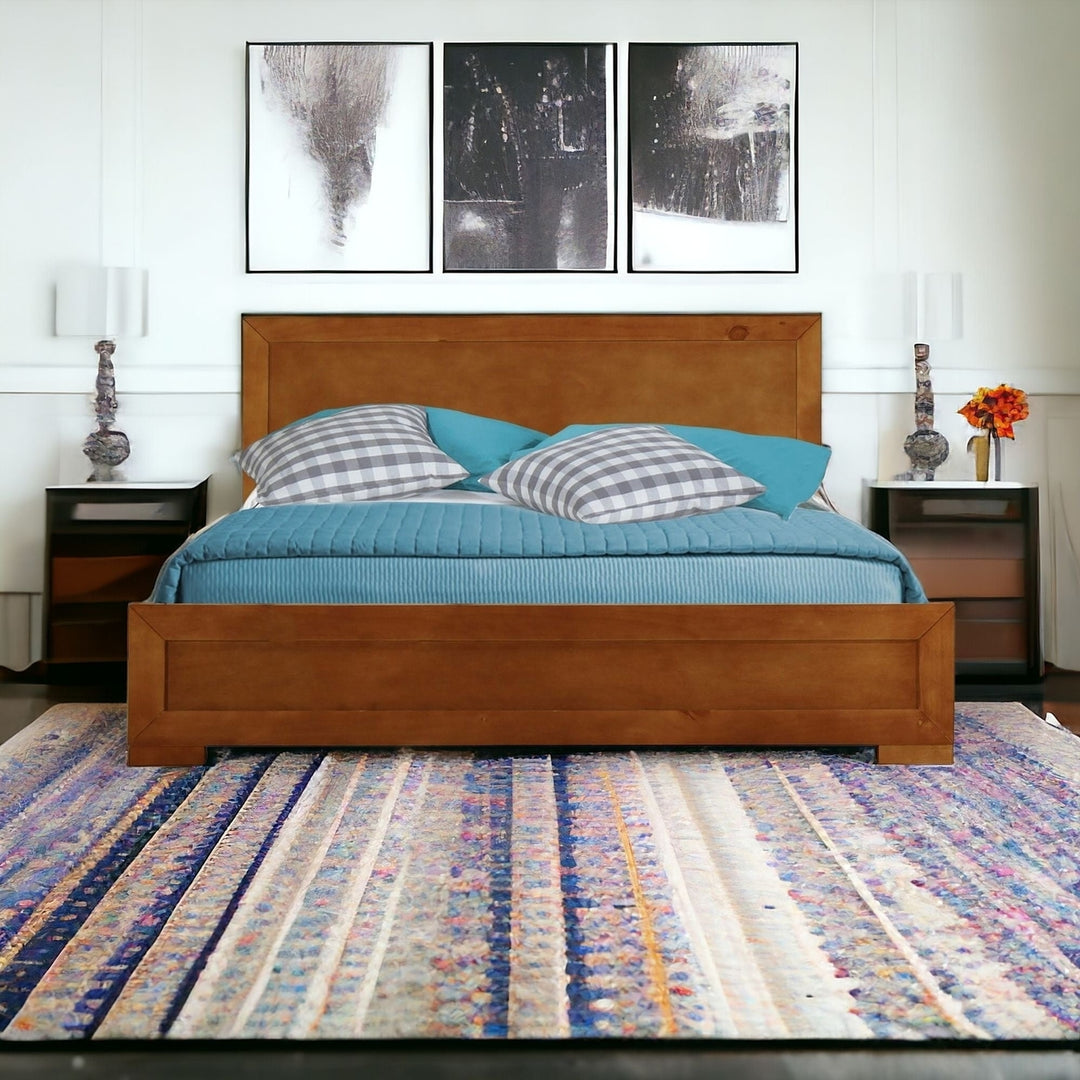 Espresso Wood Full Platform Bed Image 11