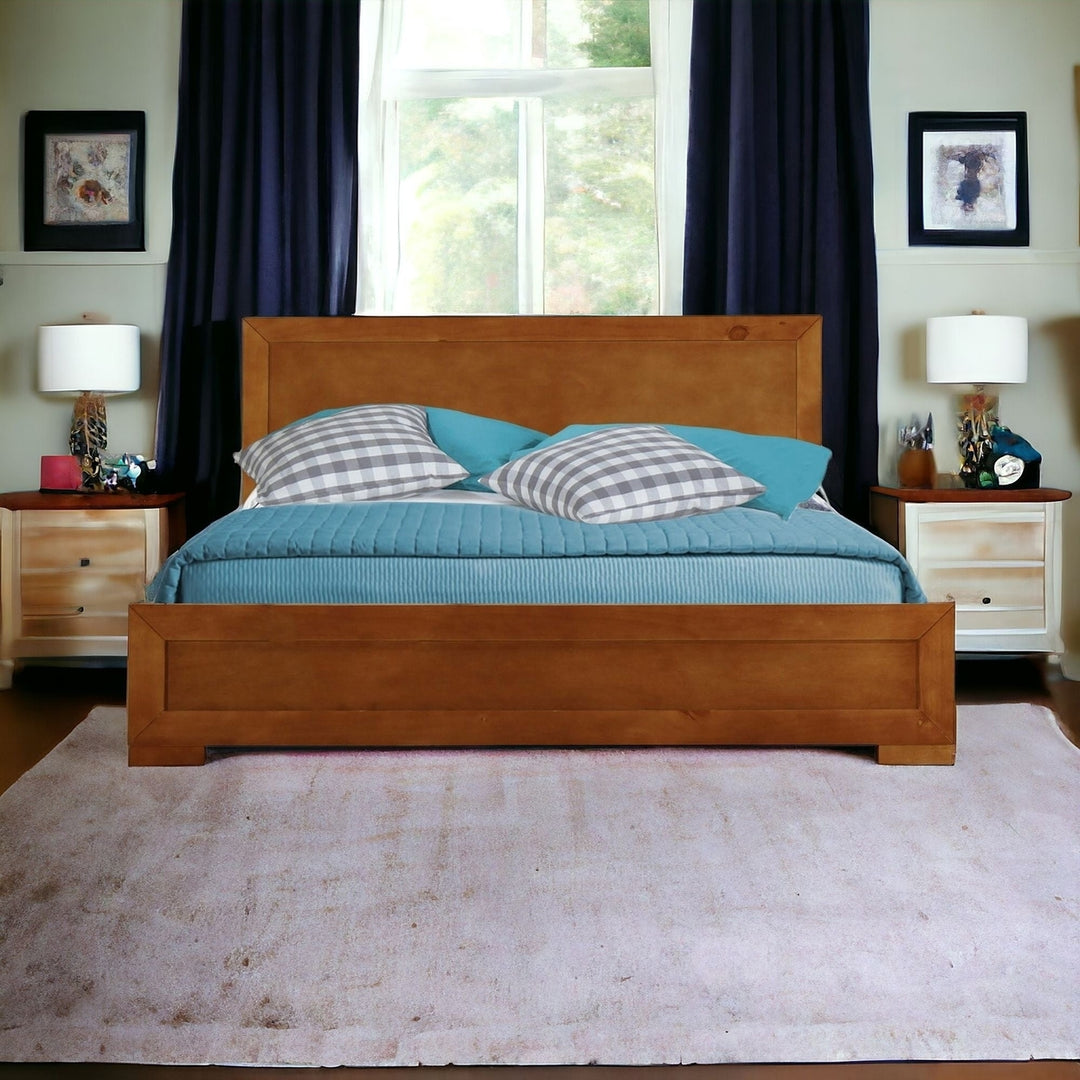 Espresso Wood Full Platform Bed Image 12