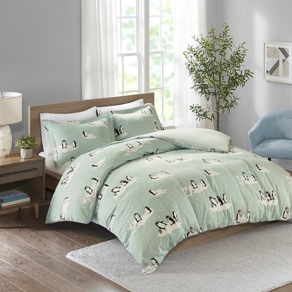 Gracie Mills Merle Cozy Cotton Flannel Duvet Set - GRACE-11303 Image 2